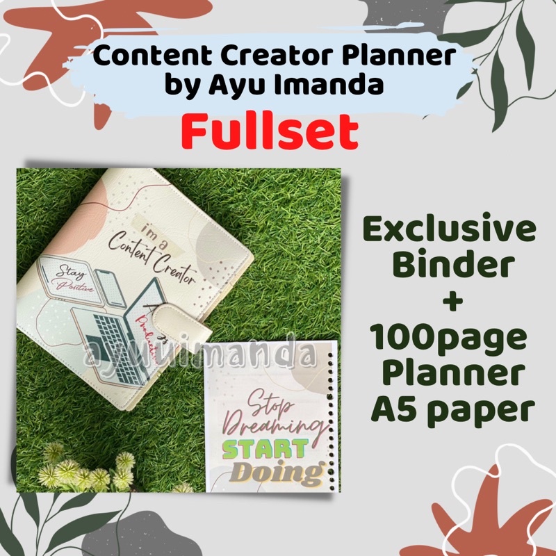 

Smart Content Creator Planner Print Fullset + Binder