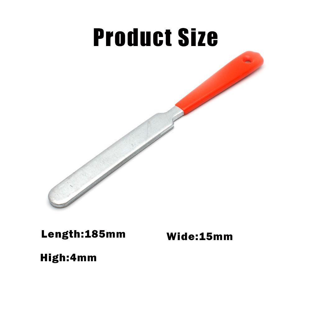 Chookyy Kikir Gerinda Gitar Stainless Steel Anti Slip Multifungsi Kerawang File Fretboard