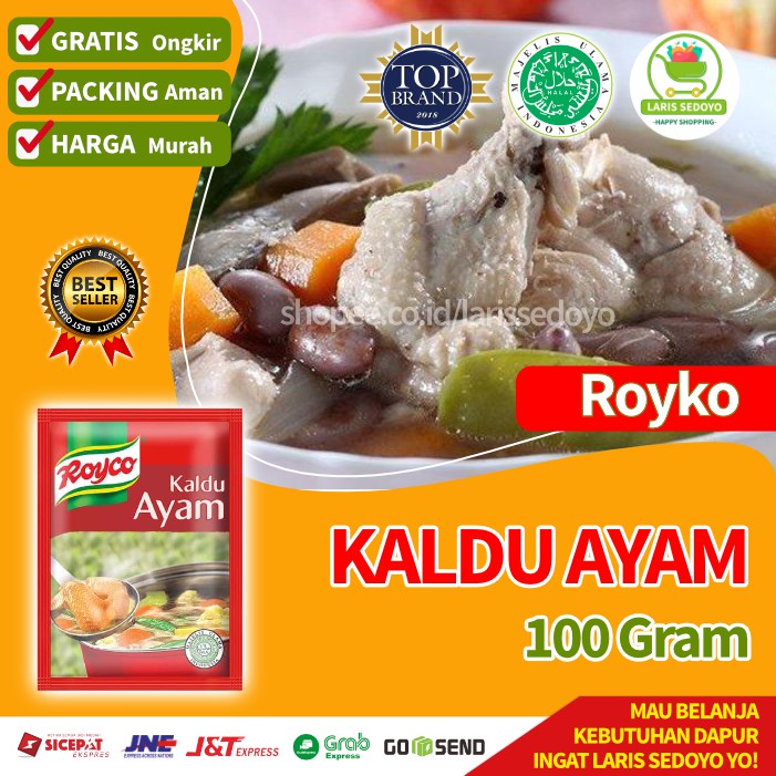 

Penyedap Rasa Royko Rasa kaldu Ayam Kaldu Sapi Kemasan 100 Gram