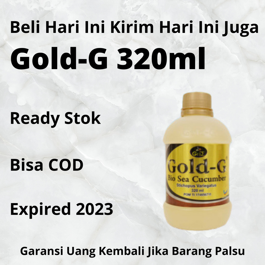 Termurah Jelly/Jely/Jeli Gamat Gold-G 320 ml Obat asam urat 100% Original