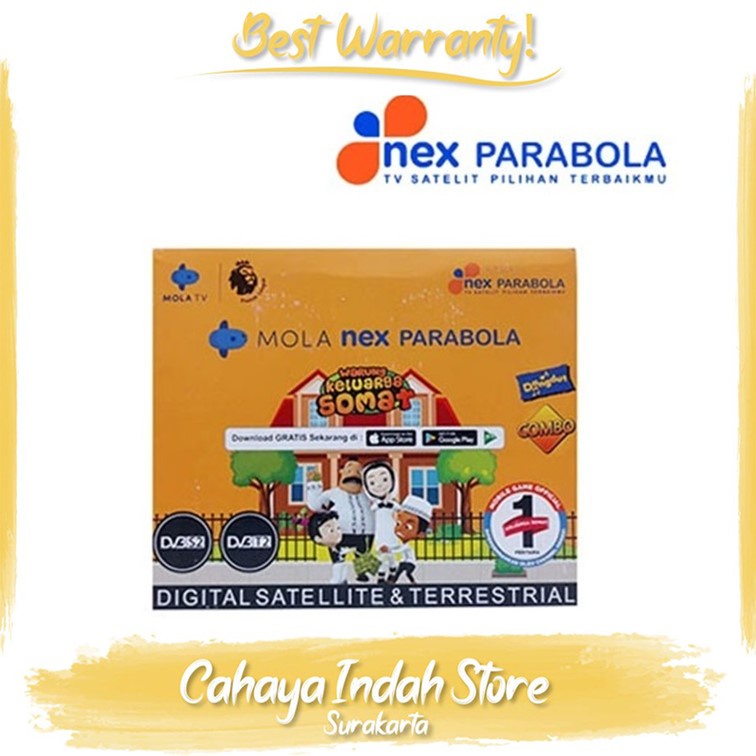 Receiver Parabola & Set Top Box Nex Mola Parabola Combo DVB-T2 Digital Termurah CIS