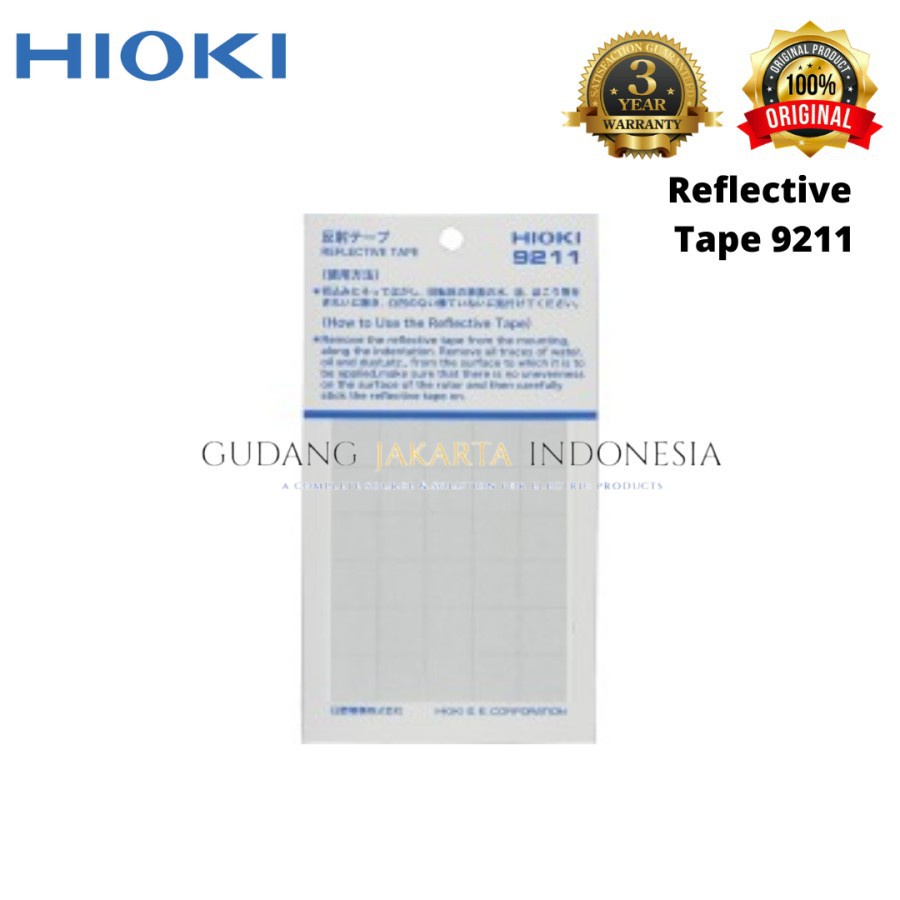 

HIOKI Reflective Tape 9211 for Tacho HiTester Waranty Resmi 3Tahun