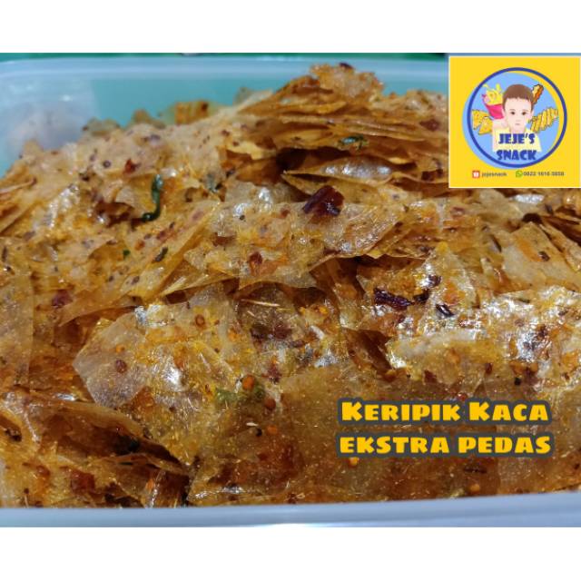 

( 30 Pcs @50 Gram ) Paket Reseller Keripik Kaca / Beledag / Kirca / Kripca / Keripik Beling