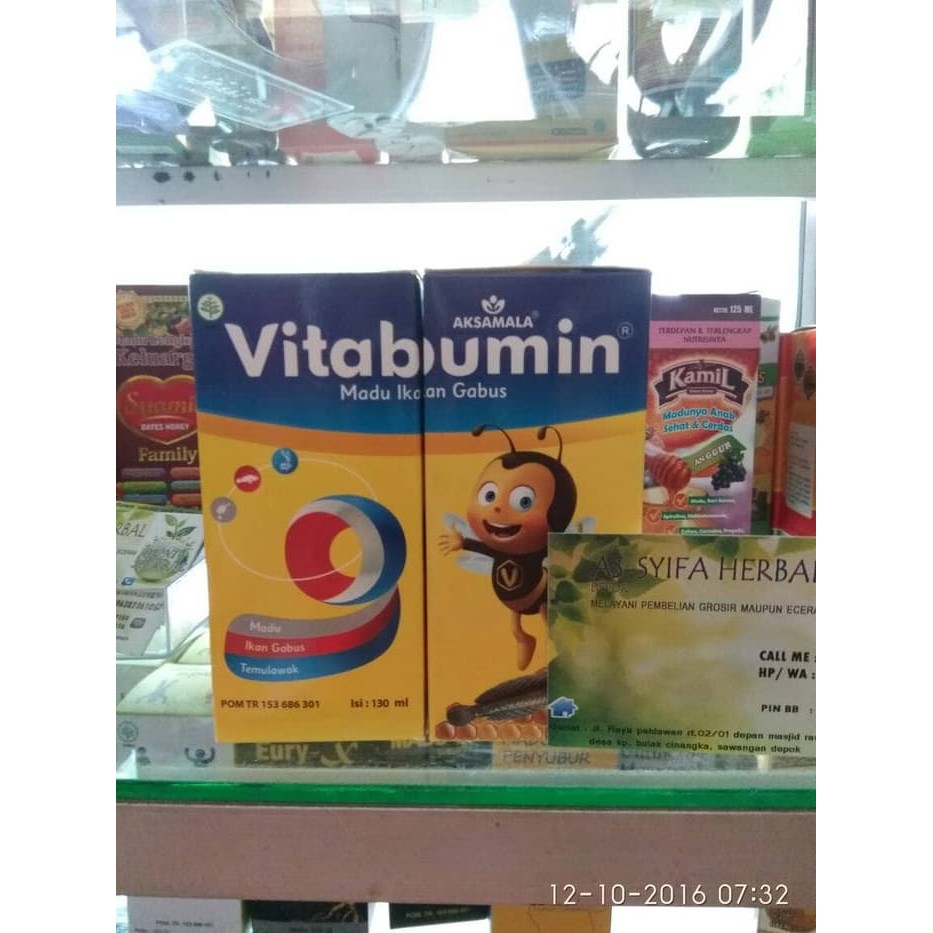 

Vitabumin madu anak plus minyak ikan asli - MMD1377