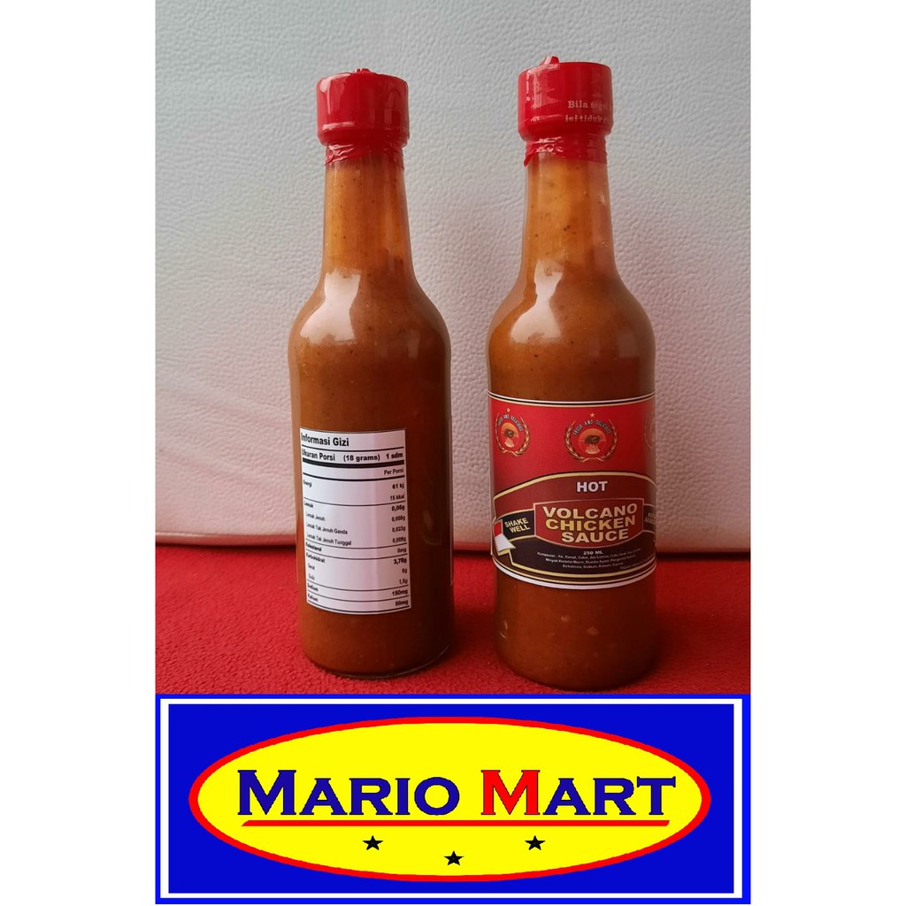 

Volcano Chicken Sauce HOT / Saos ayam PEDAS 250 ml