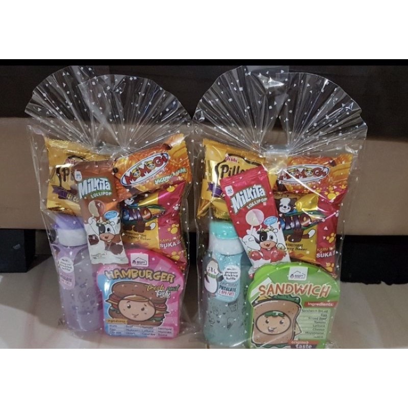 

Paket Souvenir Plus Snack Ulang Tahun / Goodie Bag / Bingkisan Snack Ulang Tahun / Souvenir Ulang Tahun