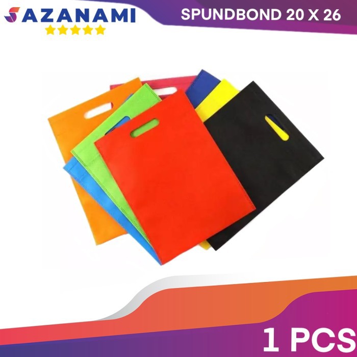 

SPUNDBOND GOODIE BAG 20 X 26 TAS KAIN OVAL TAS KANTONG BELANJA PROMOSI