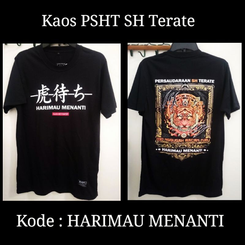 Kaos PSHT kode PSHT HARIMAU MENANTI