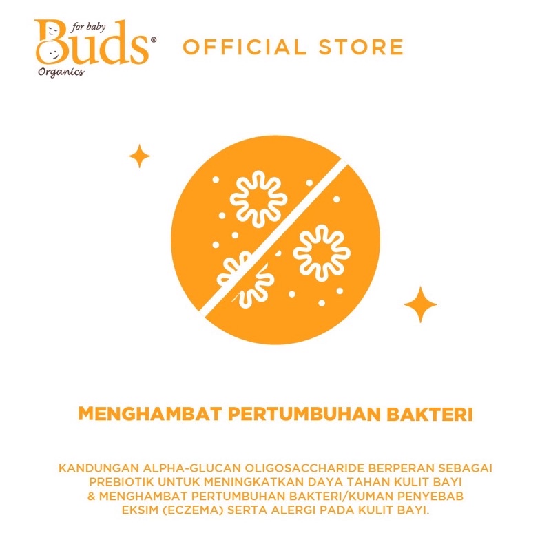 Buds Super Soothing Hydrating Cleanser Sabun Mandi Bayi eczema &amp; luka