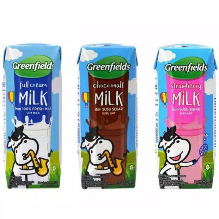 

Susu Greenfields UHT 125 ml 1 Dus