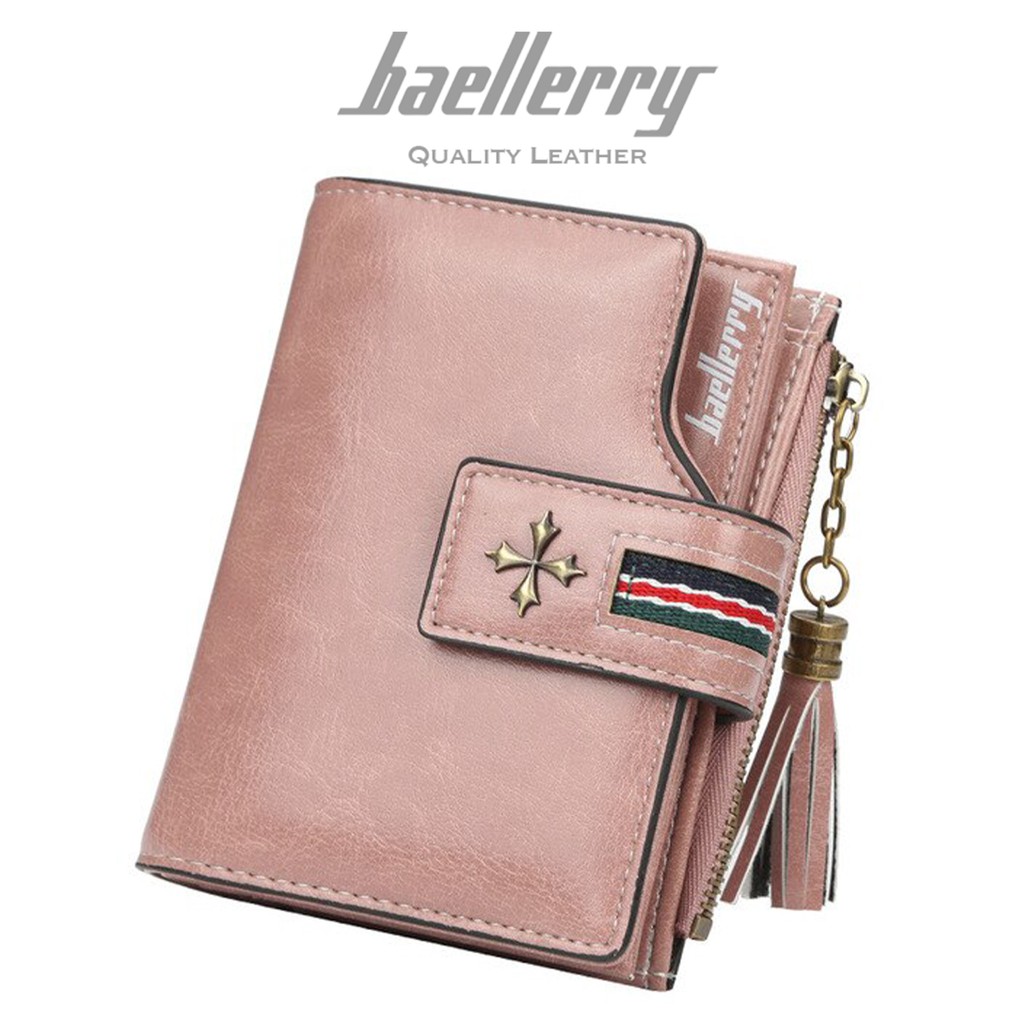 BAELLERRY N1636 Dompet Wanita Kecil Bahan Kulit PU Leather Premium WATCHKITE WKOS