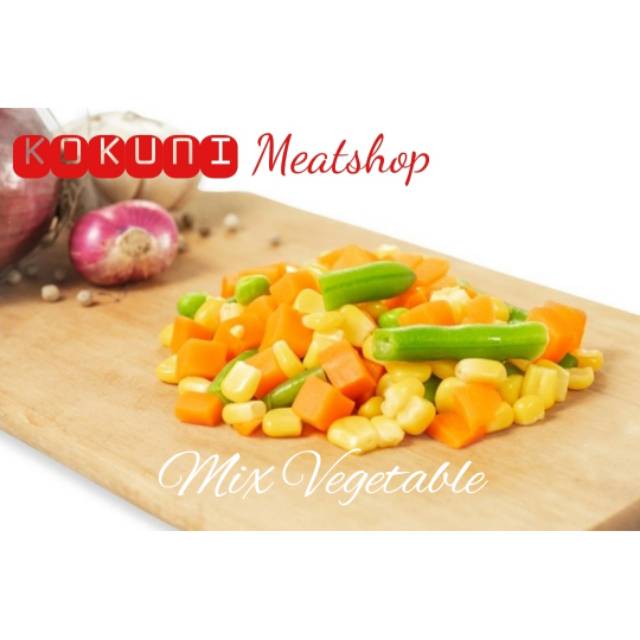 

Mix Vegetable 4 way 1 kg / Sayuran Beku 1kg / Frozen Vegetable / Sayuran Salad / Sayuran Untuk Steak