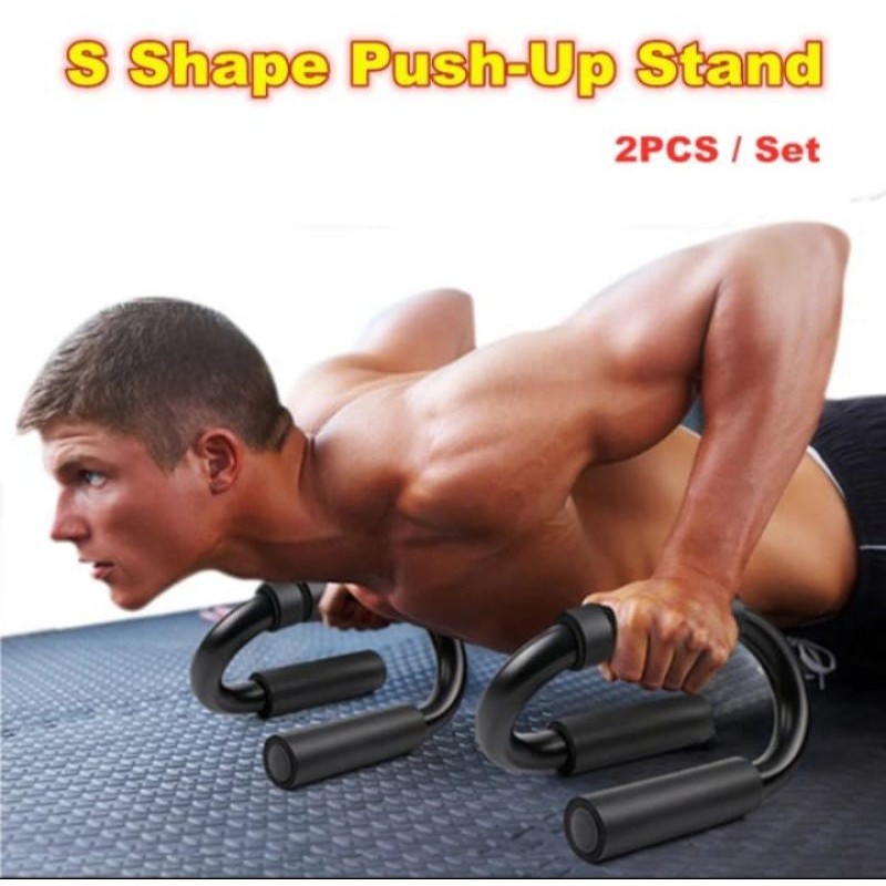 1 Set Push Up Stand Alat Fitness Home Gym