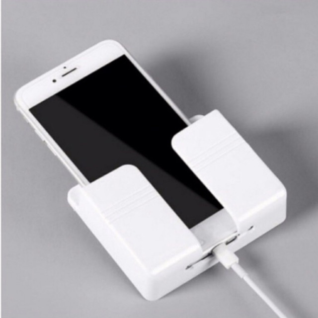 HOLDER TEMPAT CAS HP REMOT AC TEMPEL DINDING - PHONE HOLDER DOCKING CHARGE - FA