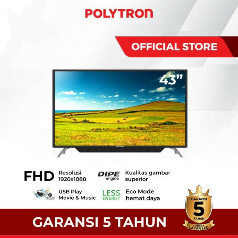 POLYTRON LED TV 43 inch PLD 43D150