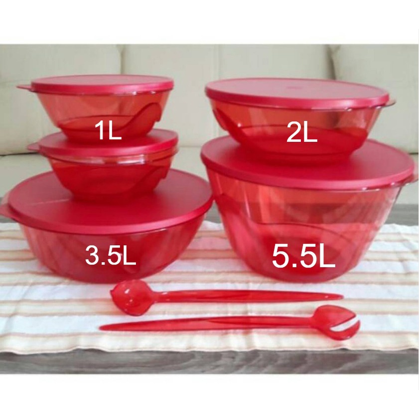 3S BOWL MERAH SET