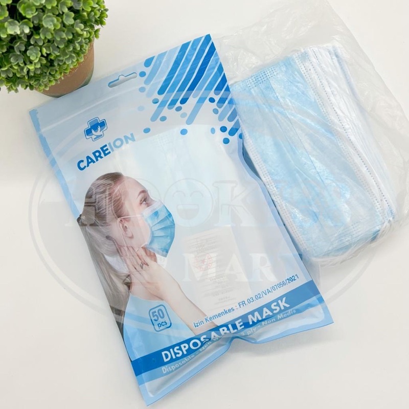 CAREION Masker 3Ply EARLOOP Disposable Masker