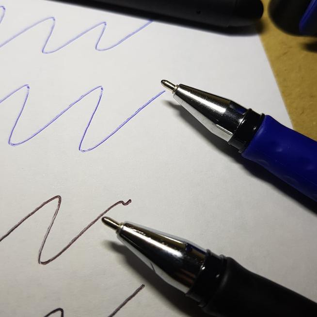 

xvd-043 MAXX - Boldliner Ballpoint Pen Bolpen tebal 1.0 untuk Tanda Tangan - Biru