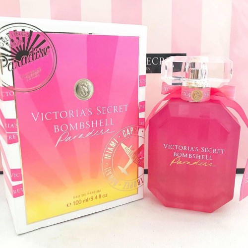 (PREMIUM) PARFUM WANITA VICTORIA'S SECRET BOMBSHELL PARADISE BOX COVER ORI IMPORT