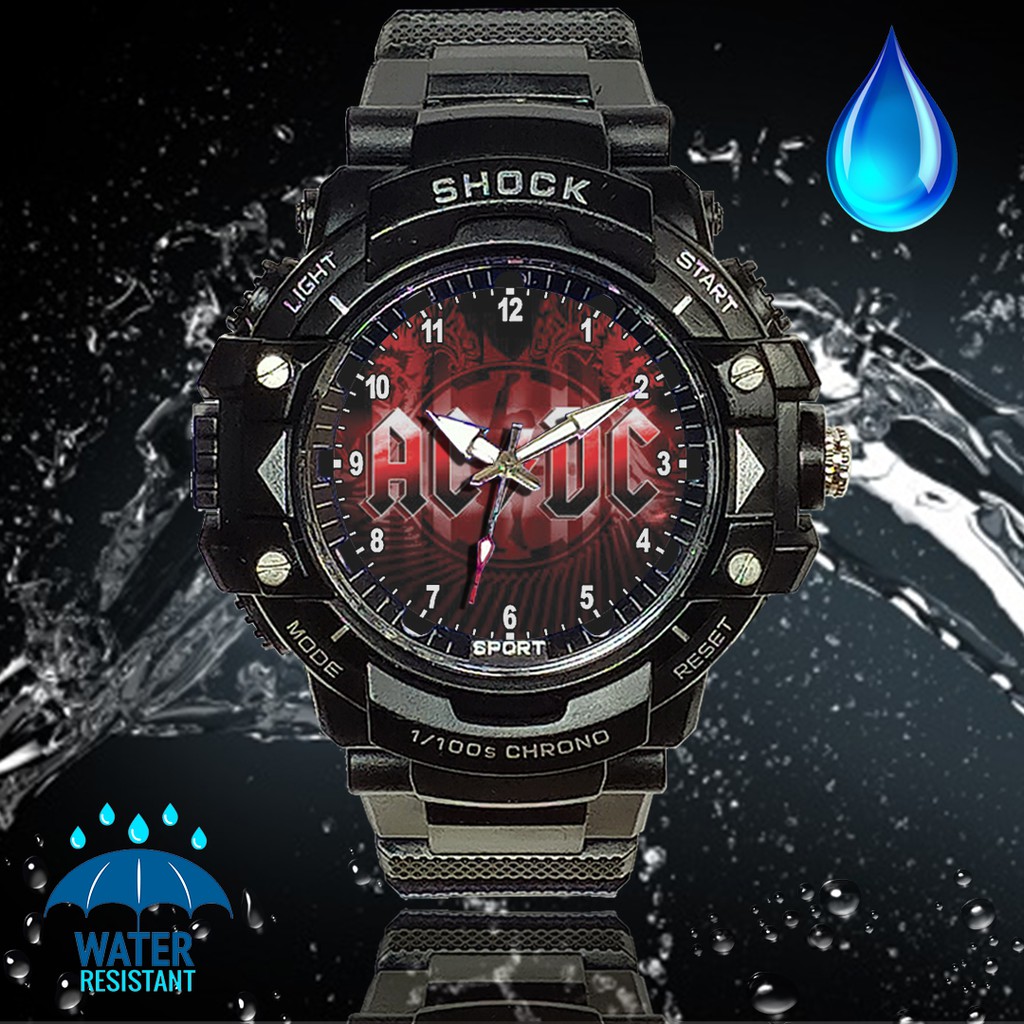 (JOS GANDOS BOS) Jam Tangan  ACDC - 8 (Exclusive)