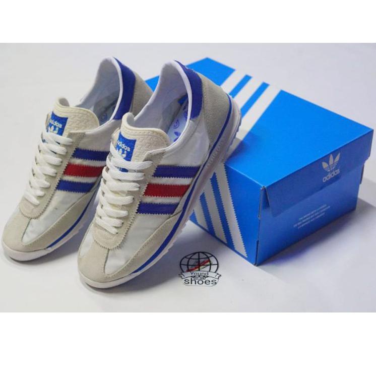 Bagus Banget.. adidas sl72 white france putih merah biru