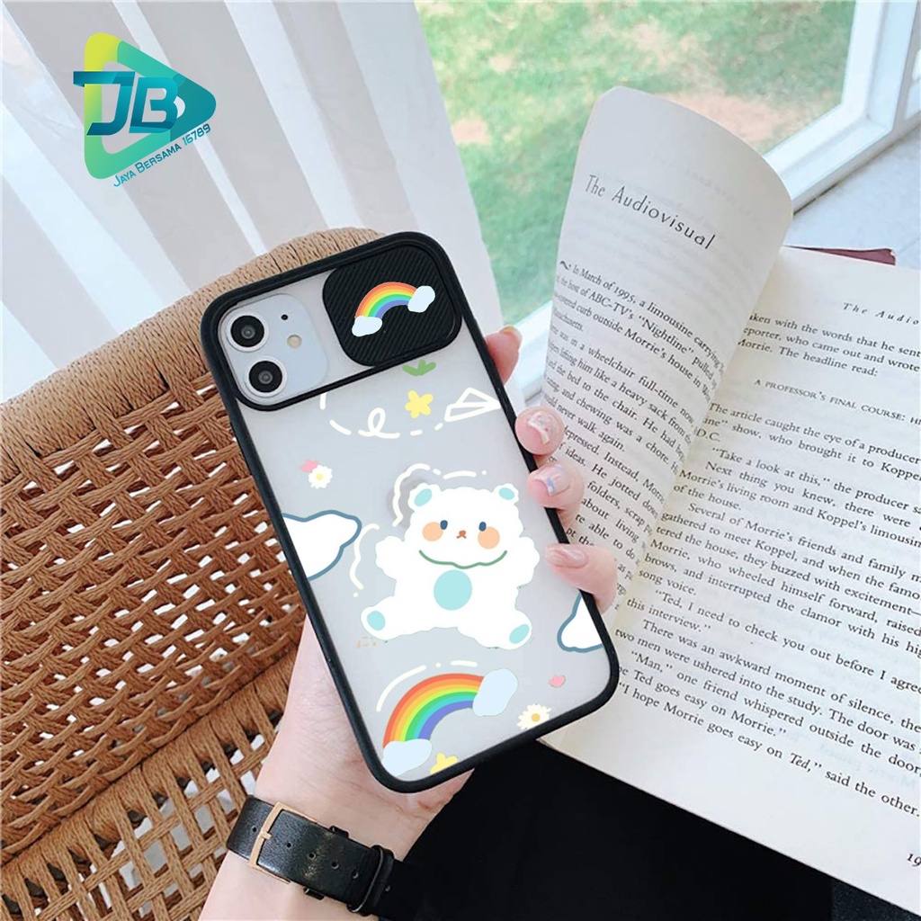 SOFTCASE SLIDE KAMERA RABBIT OPPO VIVO SAMSUNG XIAOMI REALME IPHONE ALL TYPE JB4951