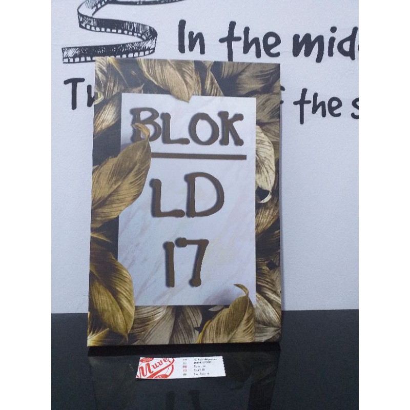 Nomor Rumah Kayu | Poster Kayu Nomor Rumah