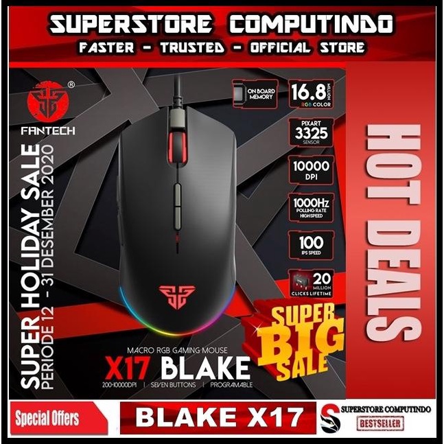 Fantech Blake X17 Gaming Mouse Macro
