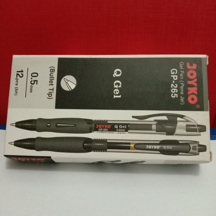 

tulis-alat-paket- gel pen joyko gp-265 - hitam -paket-alat-tulis.