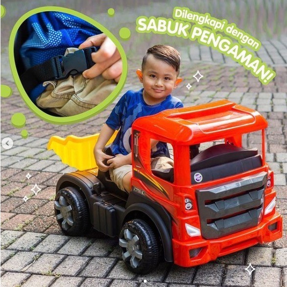 TERMURAH!! MAINAN ANAK/MAENAN MOBIL AKI/TRUCK TRUK PASIR/MEGA TRUCK/VOLTA 5032