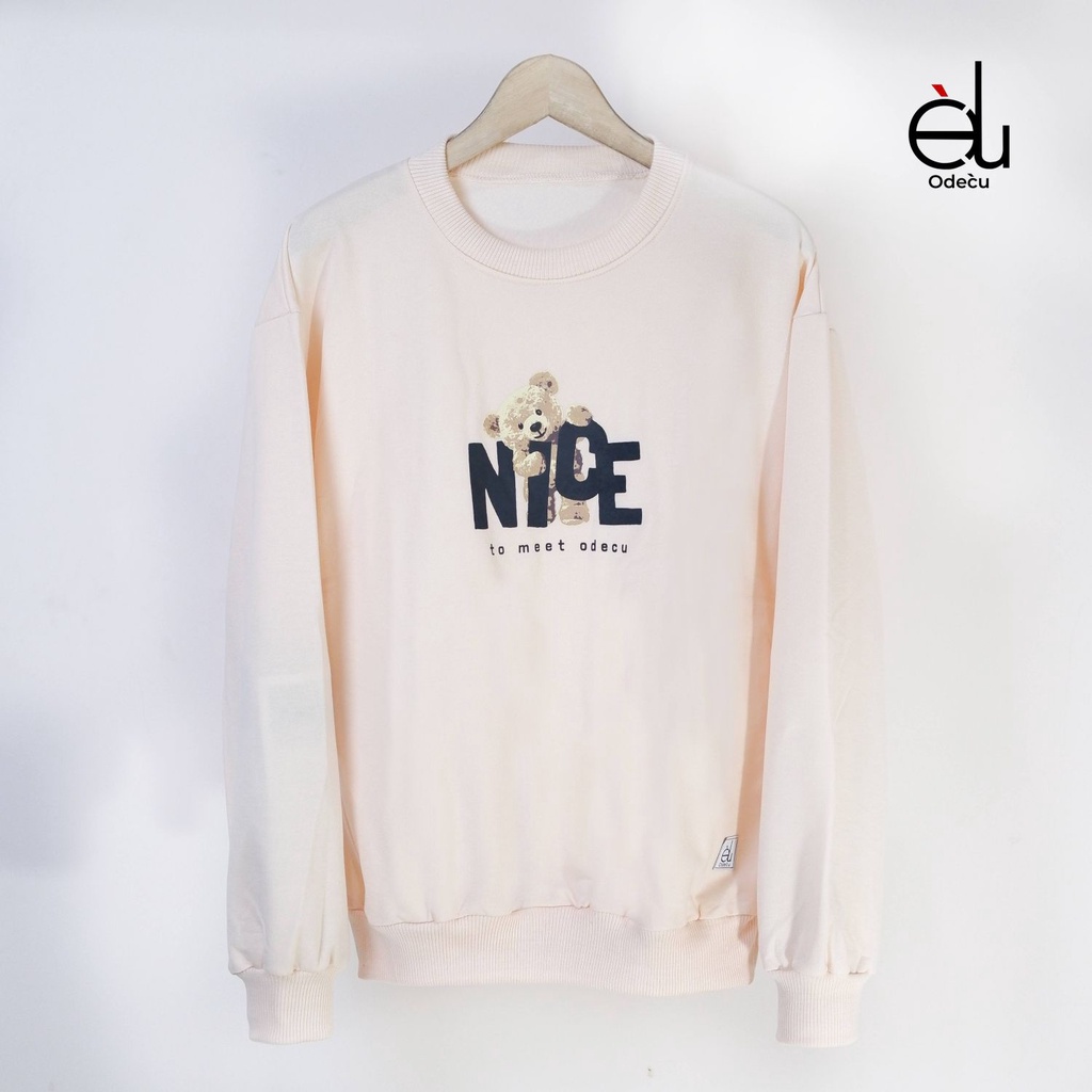 ODECU CREWNECK NICE SERIES SWEATER OVERSIZE WANITA PRIA