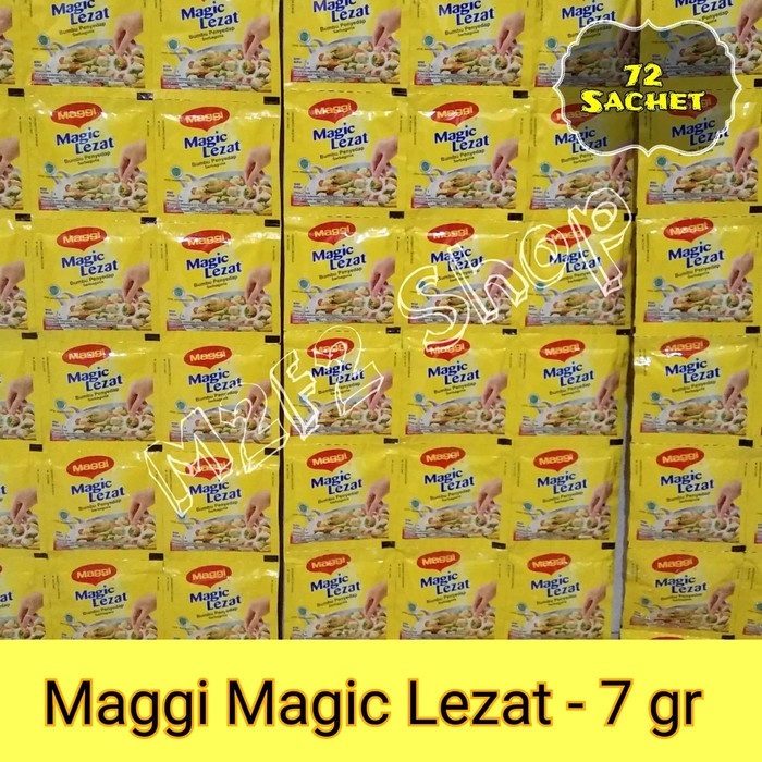 

Siap Kirim Maggi Magic Lezat Bumbu Penyedap Serbaguna Sachet - 7 Gr (Harga Pack)