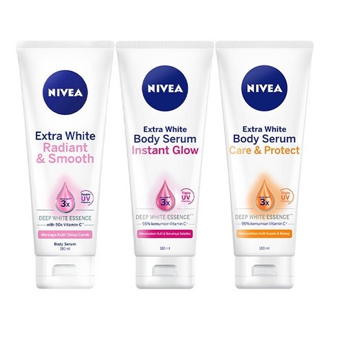 NIVEA EXTRA WHITE BODY SERUM 180ML BPOM