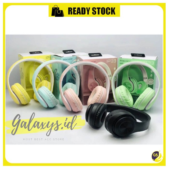 Headphone Bluetooth Bando inpods Macaron P33 /LR988 Headset Inpods