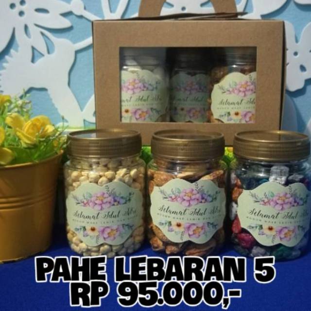 Parcel lebaran Paket hemat lebaran 5 kacang arab almond cokelat kerikil arab hampers lebaran hampers ramadhan