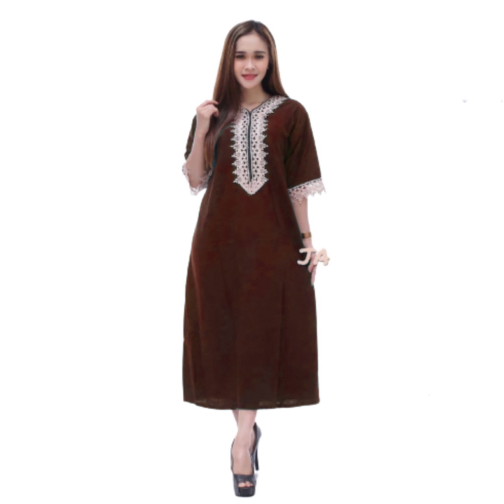 DASTER ARAB DLUSIA TUNIK HANIYAH|| RAYON SUPER GRADE A || RESLETING-Ds Hedy Marun