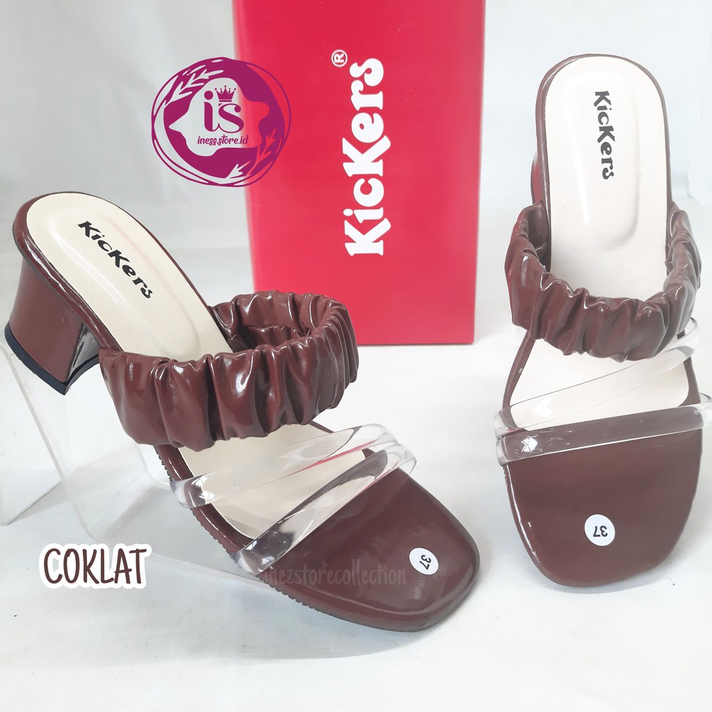 WEDGES SENDAL WANITA JELLY KICKERS ANDIN KODE K-04 TERBARU BERKUALITAS