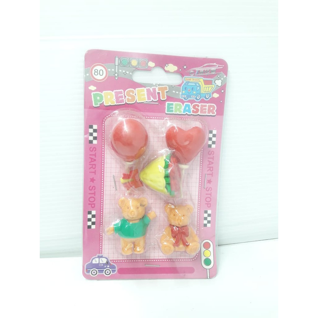 

Penghapus Fancy 1 Set Unik