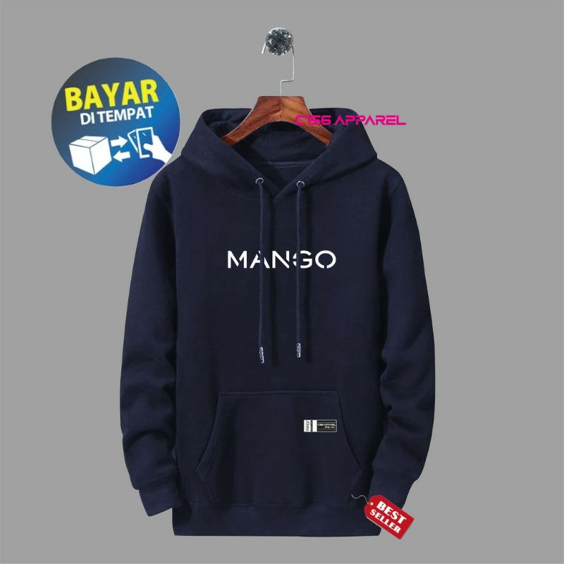 Sweater Hoodie Distro PRIA WANITA Premium Bahan Cotton Fleece Tebal MANGO