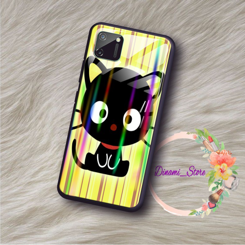 back case glass aurora coco cat vivoVivo Y91 Y17 Y12 Y15 Y93 Y95 Y81 Y83 Y71 Y53 y20 Y30 Y50 DST380