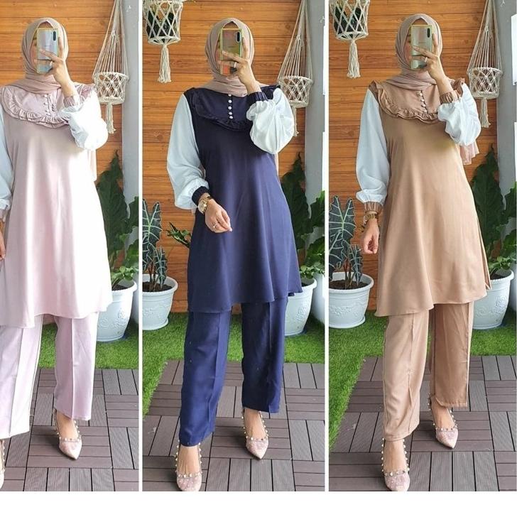 Promo J B One Set Jabira Daily Set Setelan Wanita Shopee Indonesia
