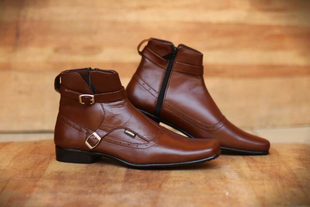 FULL LEATHER SepAtu ForMal PriA PanTofeL Pria KuliT AsLi OrigiNaL PacUaN  BikErS RiDer aLA pacuann