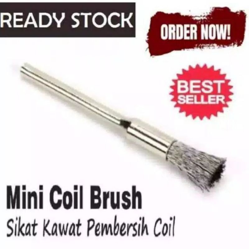 KOIL MINI BRUSH SIKAT PEMBERSIH KOIL BAHAN STAINLESS