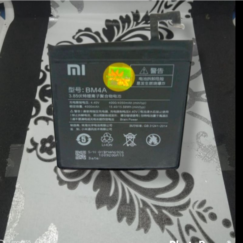 Batrai Xiaomi Bm 4A Batre Redmi PRO BM4A Battery Xiomi Original