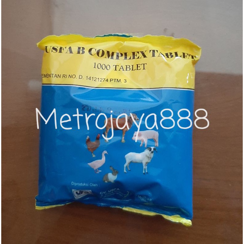 Usfa B Complex Tablet | Vitamin hewan