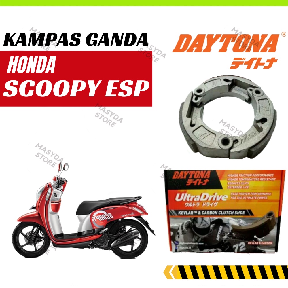 Kampas Ganda Daytona Original Scoopy Esp Stater Halus