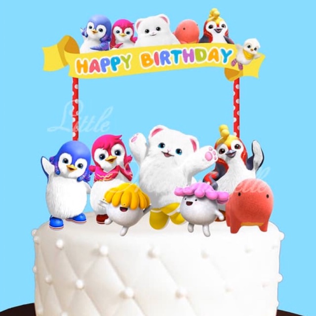 Topper birthday cake Badanamu