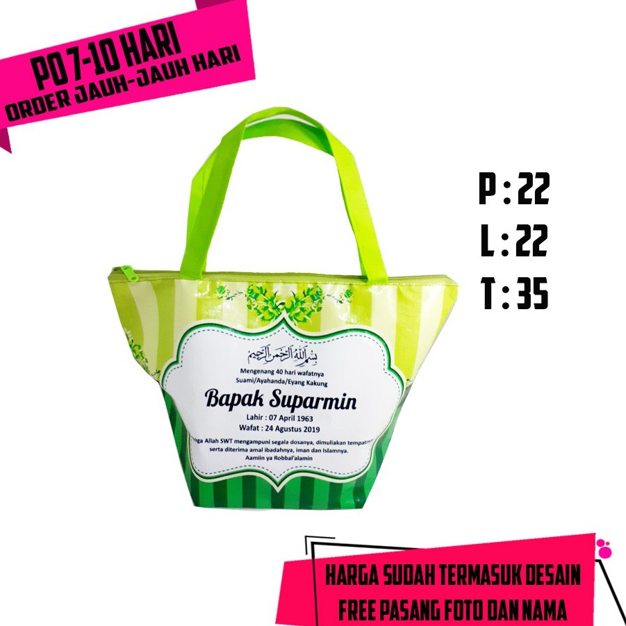 

Tas Selamatan Tahlilan muat nasi kotak