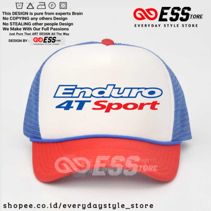 Topi Enduro 4T Sport Racing Trucker Jaring