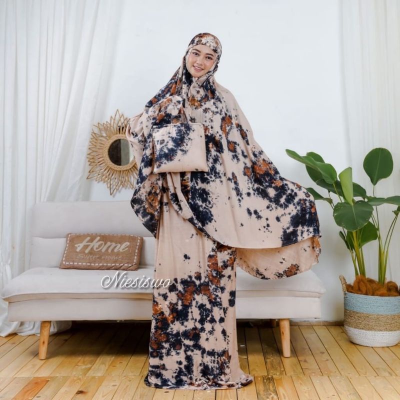 MUKENA DEWASA MURAH/MUKENA BALI DEWASA  Traveling/MUKENA RAYON  MUKENA BALI DEWASA  TIE DYE AYESHA ALISHA AMELIA AMARILIS SULTAN Traveling